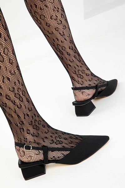 SOHO Black Matte Satin Women's Classic Heeled Shoes 20274
