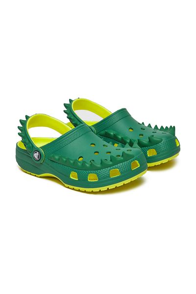 Crocs Pantofle zelené děti