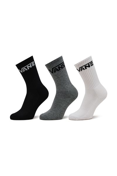 Vans Σετ 3 ζευγαριών γυναικείες ψηλές κάλτσες White Adults