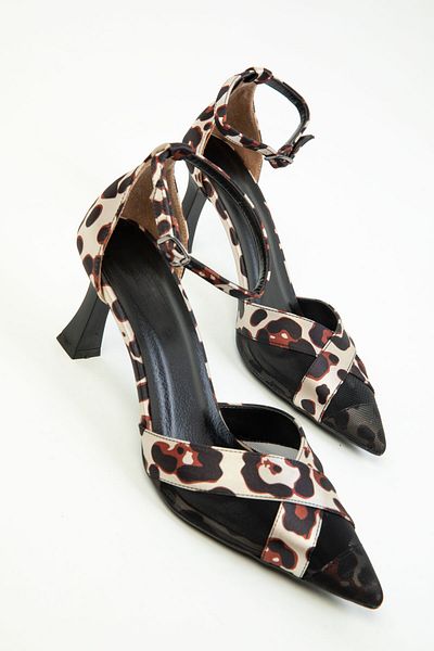 SOHO Klassische Damenschuhe mit Absatz und Leopardenmuster 20303