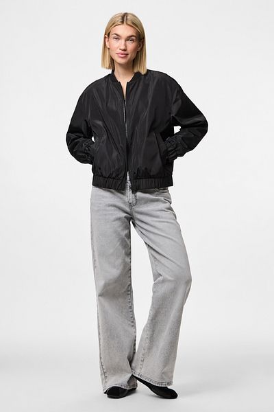 PIECES Black Jacket for Women and Girls