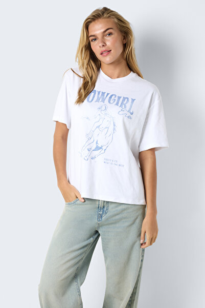 Noisy May Bright White Blouse for Woman and Girl