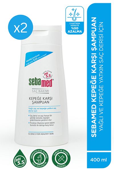 Sebamed 400 ml Anti-Dandruff Shampoo - X 2 Pieces