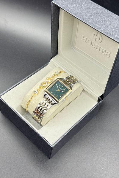 Homies Original Women's Wristwatch Gift Box and Bracelet - Hmohk 0987374