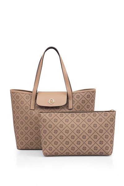 Fossil Women's Mink Shoulder Bag with Trams 05Fo25Y5038
