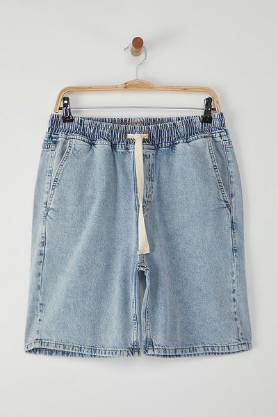 Trendyol Collection Hellblaue Shorts und Bermudas mit normaler Passform – TMNSS25SR00032