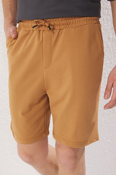 Trendyol Collection Καμηλό ίσιο σορτς μεσαίου μήκους - TMNSS20SR0068
