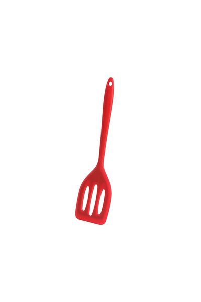 Choice red Small Silicone Dpatula Heat-resistant and Non Stick Pan Frying Spatula Flat Bottom Pan Spatula K