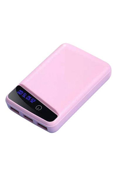 Choice Pink DIY 3*18650 Battery Power Bank Case 3 USB Ports Free Welding Battery Holder Shell No Soldering