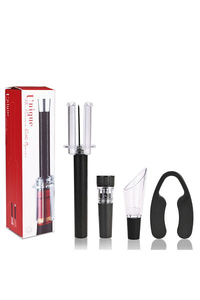 Choice 01-opener Set Wine Opener Air Pump Pressure Vacuum Wine Bottle Corkscrew Stainless Steel Pin Type Co
