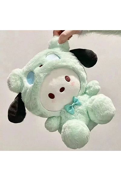 Choice 25cm-D 20CM Sanrio Plushies Hello Kitty Cinnamonroll Kuromi Pochacco Stuffed Plush Doll Cos Bear Cut