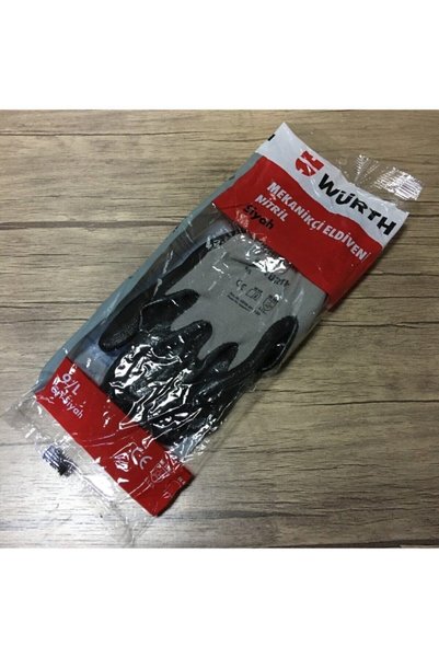 Würth Nitrile Work Mechanic Master Glove Grey-Black No:10Xl