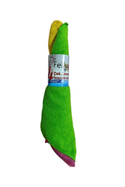 Felluci textile 30x30 4 قطعة قماش تنظيف مايكروفايبر - حمام - أرضية و مطبخ