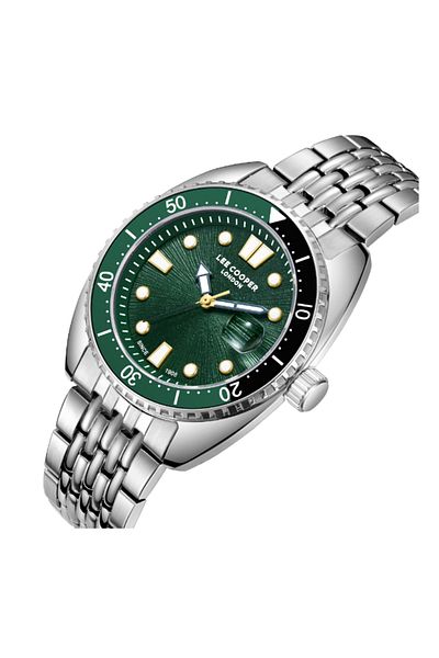 Lee Cooper Men Analog Dark Green Dial Watch - LC07997.370