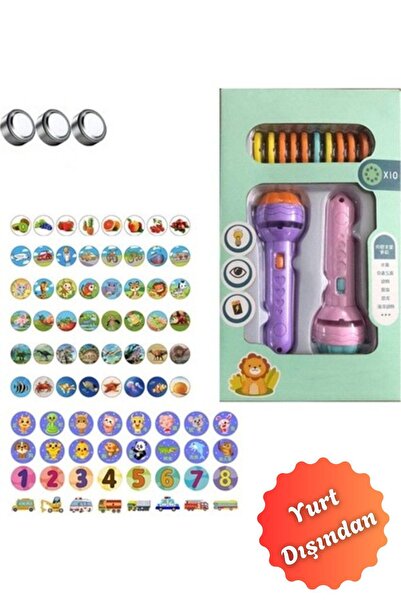 Buldug Çok Fonksiyonlu Led Projektör Feneri – Pembe & Mor