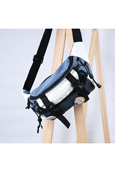 Choice no badge Blue Japanese Style Chest Bag New Trendy Brand Casual Crossbo...