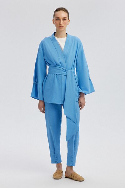 Touché Privé Kimono Set - Belt Detailed