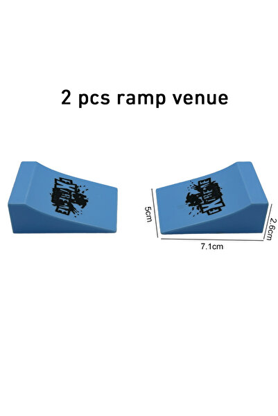 Choice قطعتان من لعبة الألغاز على شكل منحدر، لوح تزلج على الأصابع مصنوع من خش...