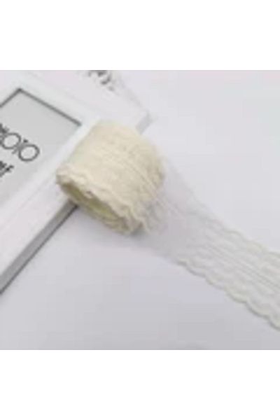 Choice 10M 09 10Meters/Roll 4.5cm Width Lace Ribbon Trim Fabric Solid Color Lace For Apparel Sewing Webbing
