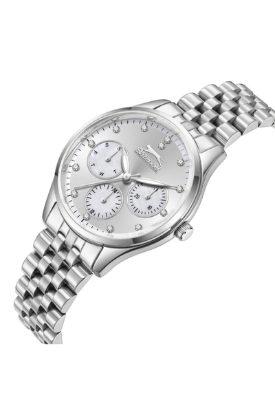Slazenger SLAZENGER Women's Multi Function Silver Dial Watch - SL.9.2404.4.01