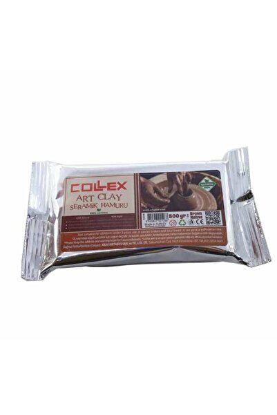 Collex Seramik Hamuru 500 gr Kahverengi Kod:2108