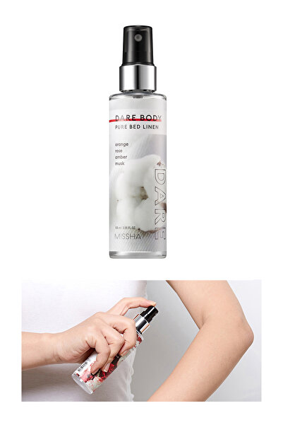 Missha Gün Boyu Kalıcı Çok Amaçlı Saç & Vücut Spreyi Dare Body Mist (Pure Bed Linen)
