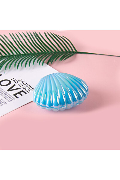 Choice 4x9cm blue 5pcs Shell Candy Boxes Plastic Candy Box Baby Shower Snack ...