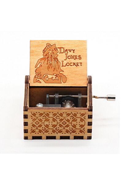 Choice Davy Jones Wooden Anime Figure Music Box Pirates Of The Carib Davy Jones Jack Sparrow Creative Birth