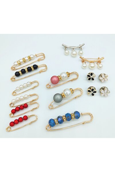 Choice1 طقم مكون من 15 قطعة، طراز B، 15 قطعة/طقم من دبابيس الزينة العصرية، مض...