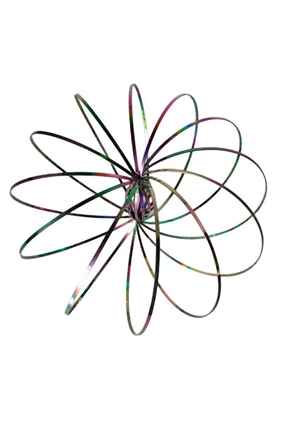 Choice 1 قطعة سوار سحري لتخفيف الضغط ملون بحلقة تدفق مضادة للتوتر زنبرك حركي ...