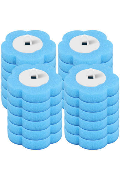 Choice 24 قطعة رأس أزرق 18/36 قطعة فرشاة مرحاض رأس بديل مجموعة تنظيف وعاء الم...