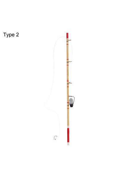 Choice Type 2 1:12 Miniature Fishing Rod Fish Pole Trammel Net Dollhouse Decoration Doll Accessories Scene