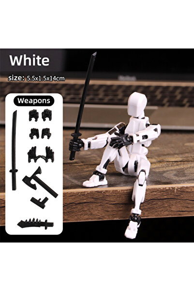 Choice 3 دمى روبوتية متحركة متعددة المفاصل ومتغيرة الشكل مطبوعة بتقنية ثلاثية الأبعاد و13 شخصية متحركة للأطفال.