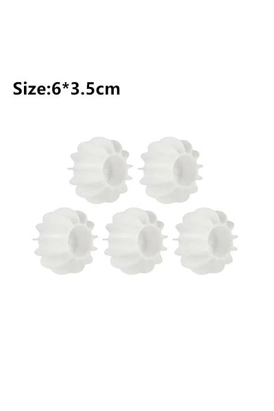 Choice White 6x35.cm 5PCS Laundry ball reusable clothes hair cleaning tool pet hair remover washing machine