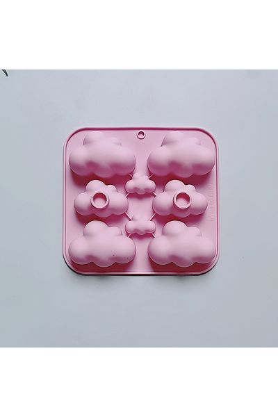 Choice 014purple 8-cavity Cloud Shaped Silicone Candy Mould Chocolate Pudding Dessert Cake Baking Mould Kit