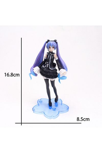 BANDAI 1pcs New Anime Hatsune Miku Action Figure Miku Kawaii Collection Model Pink Sakura kawaiii Doll Coll