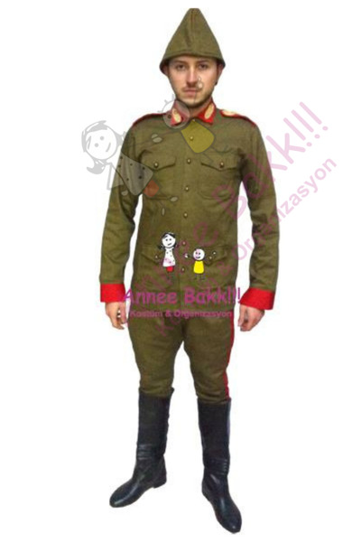 Annee Bakk Kuvayi Milliye Komutanı Kostümü, Yetişkinler İçin Tarihi Asker Kos...