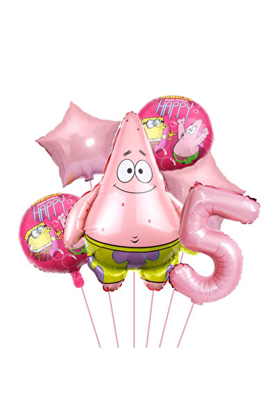 Choice مجموعة واحدة من 6 قطع من بالونات سبونج بوب سكوير بانتس وباتريك ستار لح...