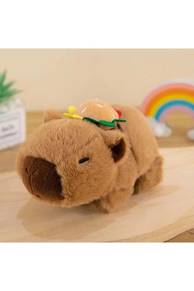 Choice 20cm-2 Lovely Capybara Animal Slap Snap Wrap Wristband Bracelet Plush Stuffed Animal Kawaii Capybara