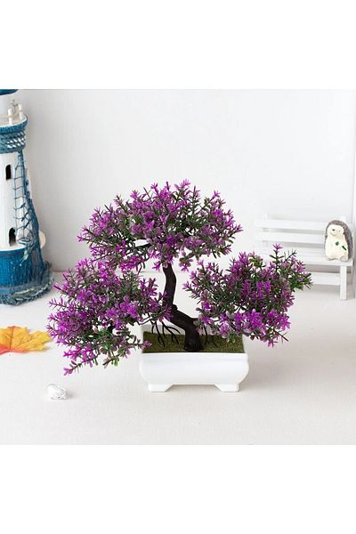 Choice B39 Artificial Plastic Plants Bonsai Small Tree Pot Potted Flower Garden Fake Plant Arrangement Orna