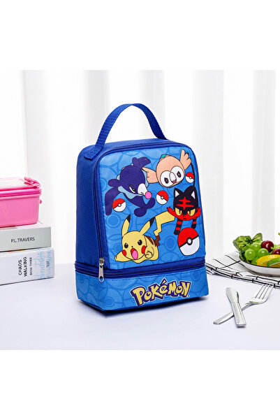 Choice حقيبة غداء معزولة على شكل بيكاتشو إي بيكاتشو، حقيبة تخزين محمولة لصندو...