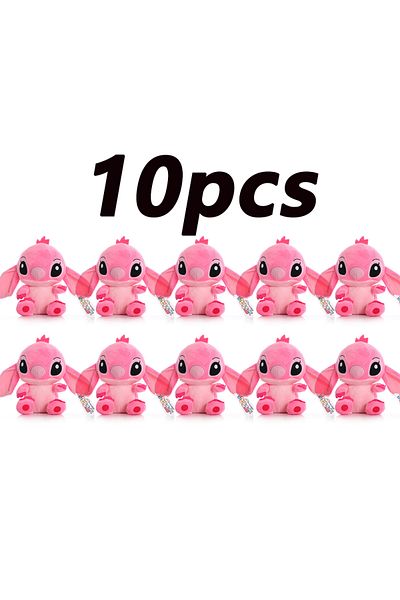 Choice 20cm-B-10pcs 20cm Stitch Stuffed Plush Models Cartoon Stuffed Plush Dolls Anime Plush Baby Toys Kawa