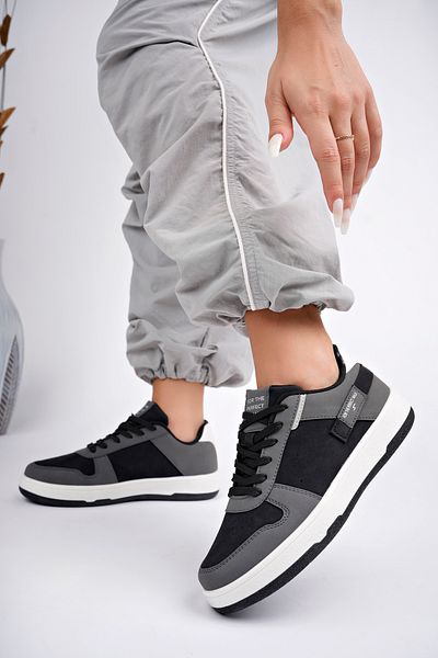 pasyone Pantofi de damă negri casual pantofi