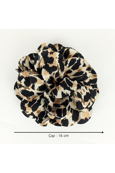 woodycord Leopard Print Rose Clip Buckle Elegance and Beauty Meets Spot