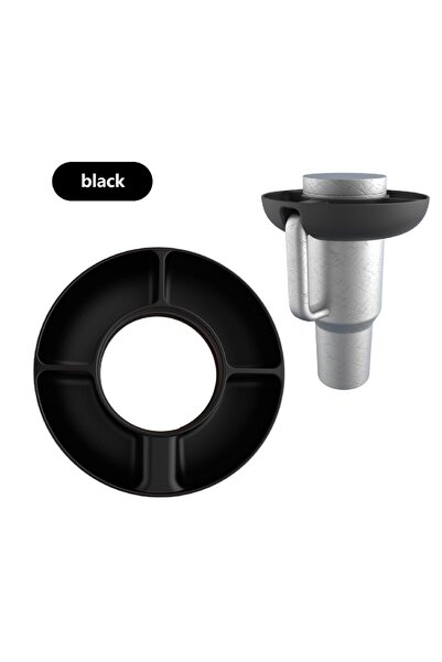 Choice Black Silicone Snack Bowl Food-Grade Reusable Snack Tray Lightweight S...