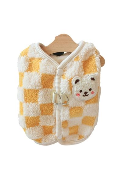 Choice S Yellow Pet Dog Coat Jacket Winter Dog Clothes For Small Dogs Puppy Vest Chihuahua Yorkie Costume D