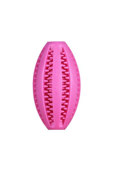 Choice Medium-to-large Dog Pink Pet Dog Chew Toys Teeth Cleaning Snack Ball Pet Dog Toy Ball Natural Rubber