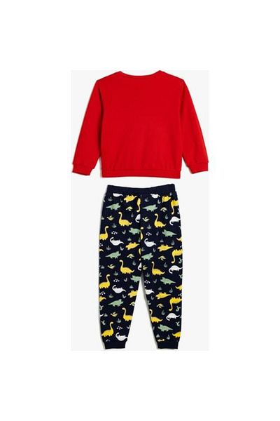 Koton Red Baby Boy Top and Bottom Set