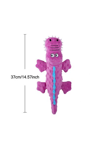 Choice Purple Soft Plush Pet Dog Squeaky Chew Toys Stuffed Crocodile For Small Large Dogs Cat Cute Interact