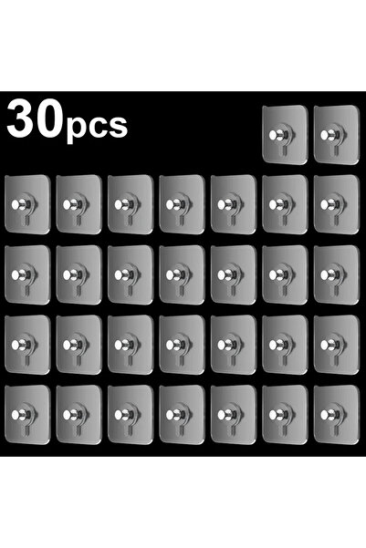 Choice 6X6 سم 30 قطعة 50/10 قطع خطافات حائط ذاتية اللصق لإطار الصورة والساعة ...